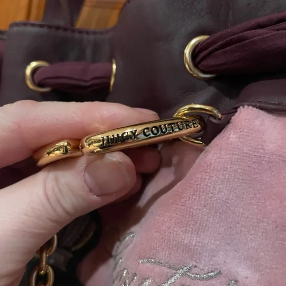 Vintage. Juicy Couture Pink and Purple Tote Bag . Great condition. - Picture 3 of 16